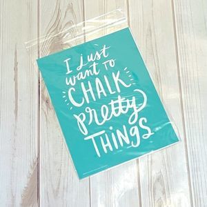 Retired Chalk Couture Size B Chalk Pretty Things Transfer!